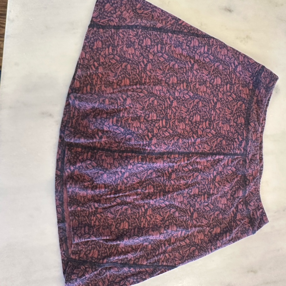Toad&Co saleena skort-size xs-blue and pink